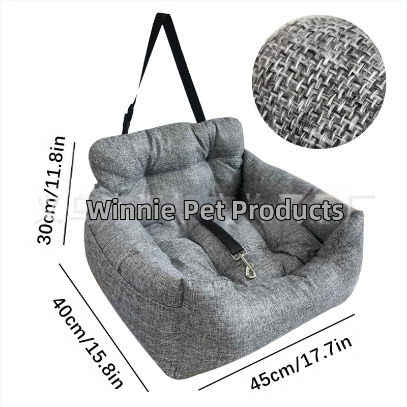 Piiriülene ja populaarne autoistme lemmikloomapadi, auto kaaspiloodi autopesa, õues kasutatav kassi- ja koerapesa/puur/matt otsetarnetega