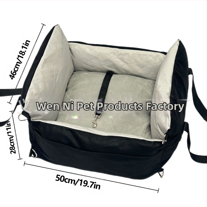 Piiriülene ja populaarne autoistme lemmikloomapadi, auto kaaspiloodi autopesa, õues kasutatav kassi- ja koerapesa/puur/matt otsetarnetega