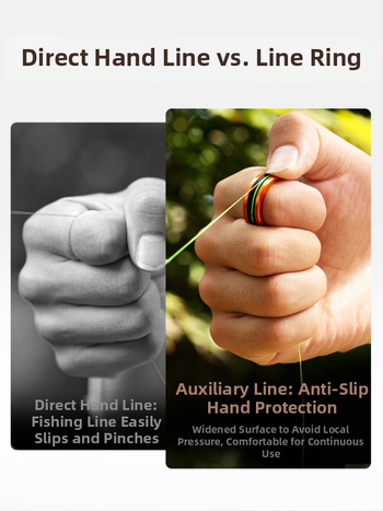 Алуминиева сплав за издърпване на пръстени за риболовно влакно, противоплъзгащо издърпване на риболовно влакно, преносимо на едро