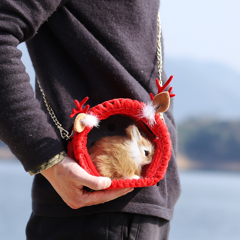 Чанта за носене за малки домашни любимци, хамстери, катерици, без вентилатор, таралеж, чанта за излизане, захарен планер, морско свинче, чинчила, заек, папагал, раница