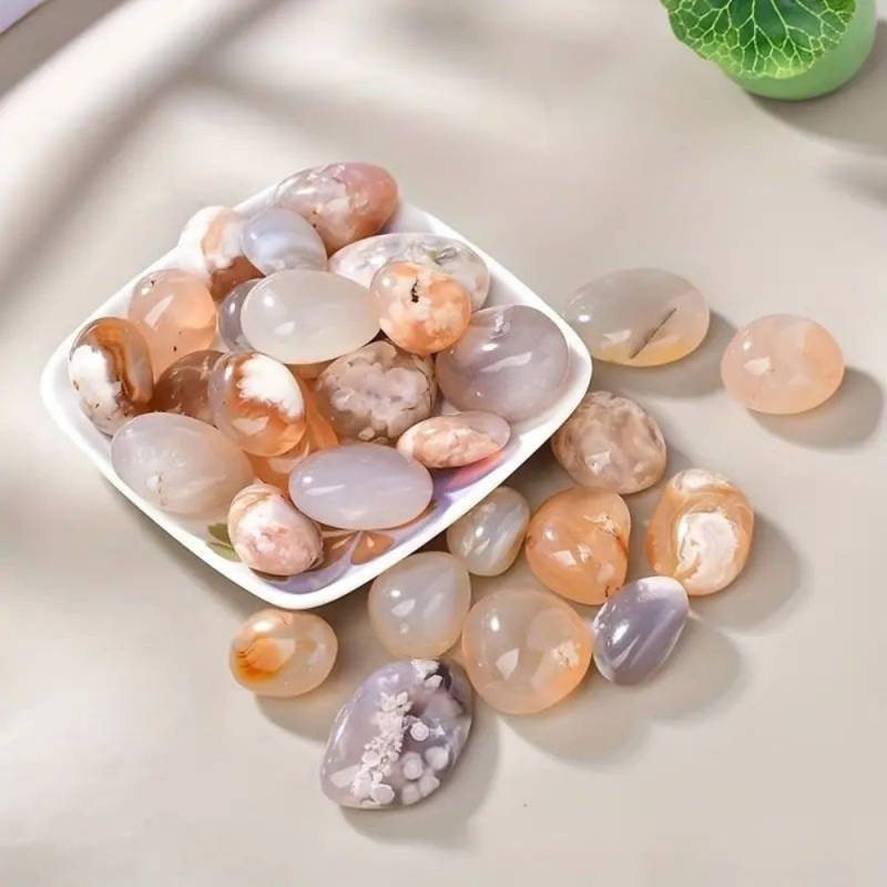 Suureteraline poleeritud kristall, veerev kivi, roheline dongling-ametüst, tiigrisilmakivi, punane ahhaat, kristall, originaalkivi, lõhnav kivi, kaunistus