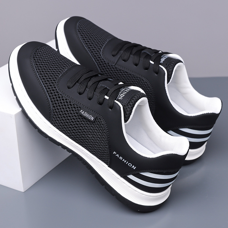 Meeste võrkkangast tossud 2025. aasta suvel uued mitmekülgsed hingavad õhukesed trendikad pehme tallaga võrkkangast kingad vabaaja reisikingad