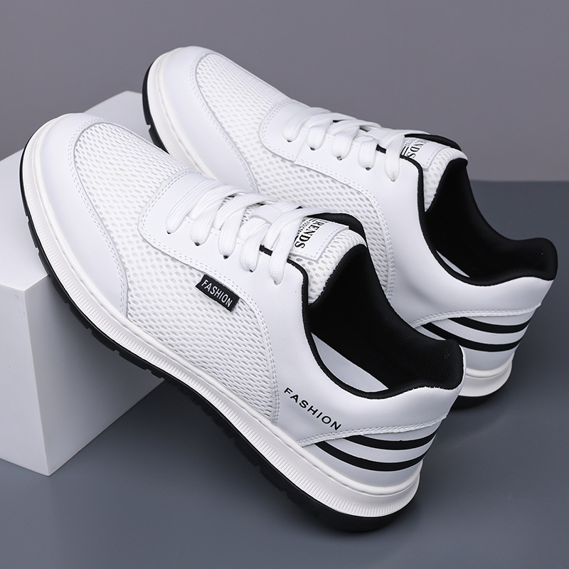 Meeste võrkkangast tossud 2025. aasta suvel uued mitmekülgsed hingavad õhukesed trendikad pehme tallaga võrkkangast kingad vabaaja reisikingad