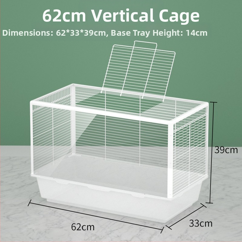 Hamsteripuur akrüülist panoraamvaatega läbipaistev luksuslik villa eriruum kuldkarule 60 põhipuuri söögikasti tarvikud