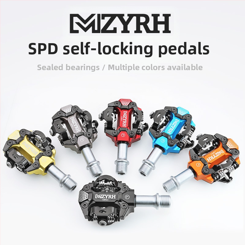 MZYRH kalnų dviračio savaime užsifiksuojantis pedalas, plento dvipusis savaime užsifiksuojantis pedalas su fiksavimo detale