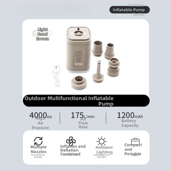 Многофункционално захранване за съхранение на енергия на открито къмпинг въздушно легло плувен басейн плувен пръстен преносима електрическа въздушна помпа може да изпомпва въздух електрическа помпа