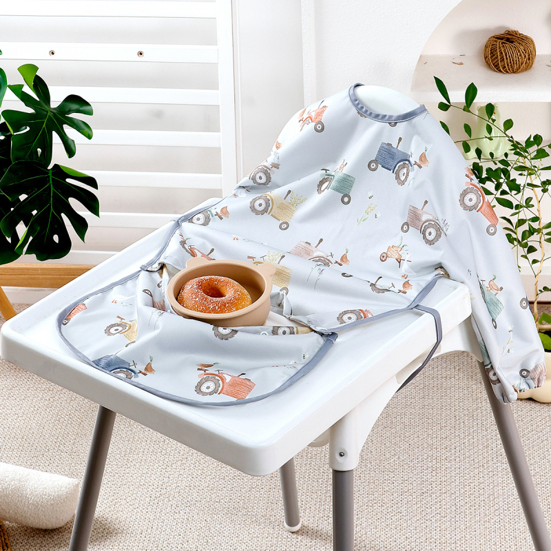 Navlaka za dječju blagovaonsku stolicu sve u jednom, podbradak za jelo, vodootporni i prozračni dodatak prehrani za djecu, otporan na prljavštinu za ljeto