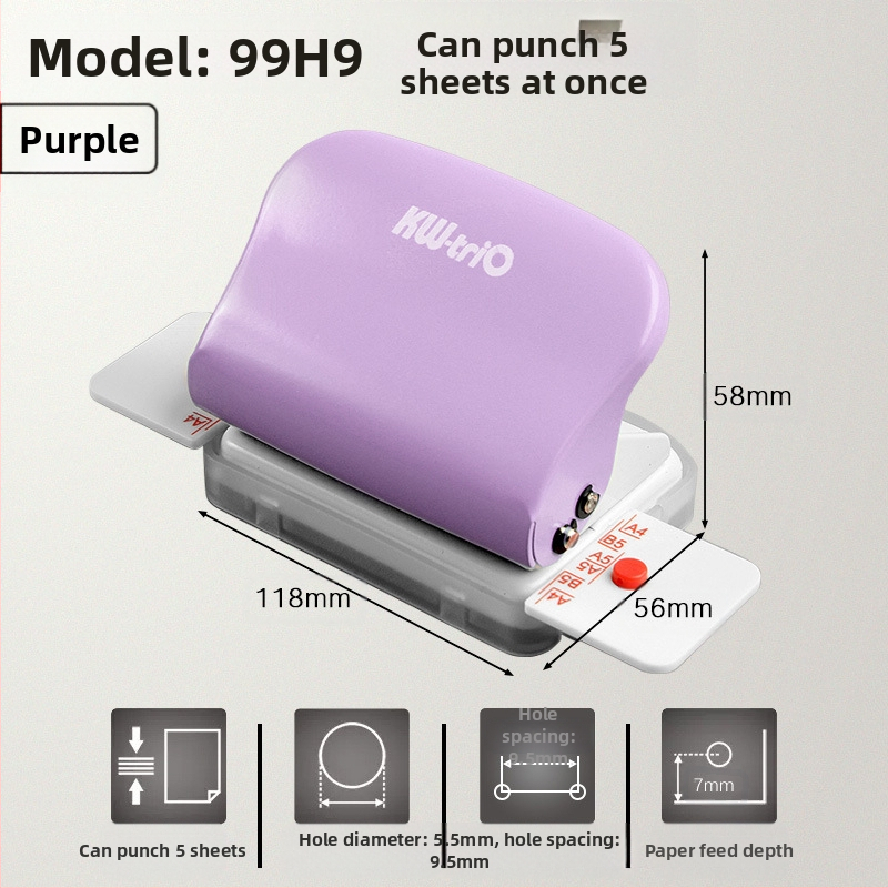 Може да се получи отлична хартия с многодупков перфоратор a4, перфоратор с 30 дупки, папка с подвижни листа b5