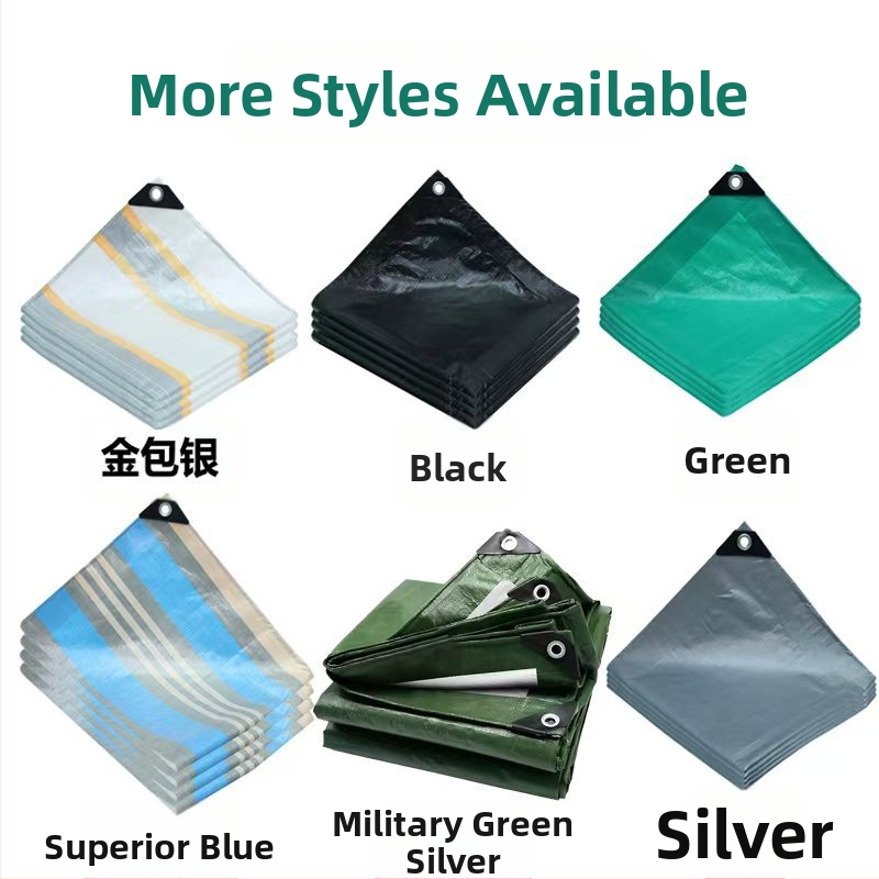 Външен водоустойчив брезент за камиони, водоустойчив брезент на едро, удебелен сенник, слънцезащита, водоустойчив дъждоустойчив плат