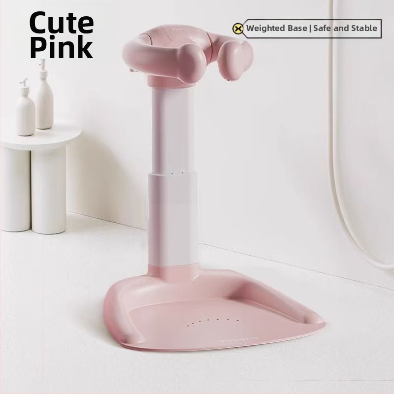 Imiku vertikaalne dušš, beebi seisva vanni artefaktiga kukkumis- ja libisemisvastane väikelapse tagumikupesuduši tugiraam