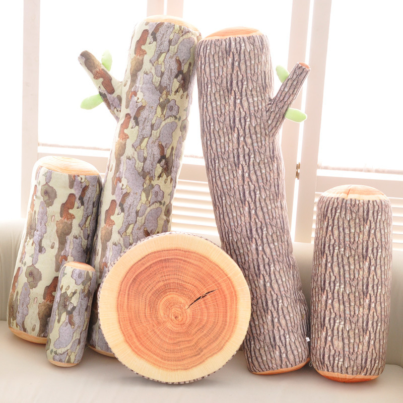 Loominguline simulatsioonikännu puidust padi Phoenixi puu hõlmikpuust padi Palus mänguasi magav pikk padi värvitrükk