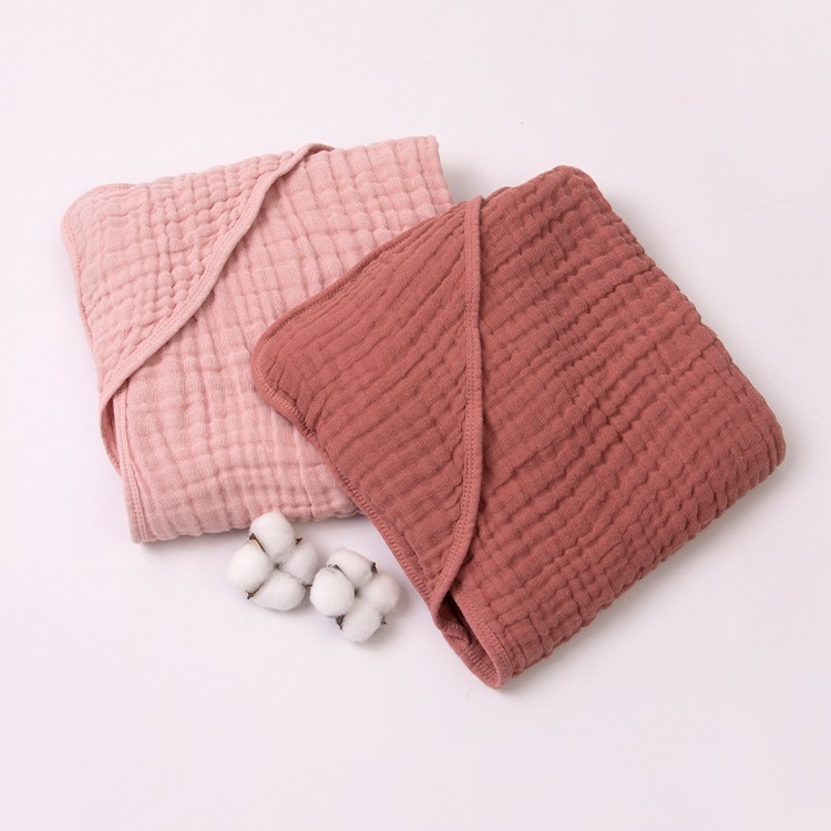 Kevad- ja suvine puhas puuvillane piiriülene vastsündinute tekk Amazonist kuuekihiline puhas puuvillane õhuke väliskaubanduse beebitekk