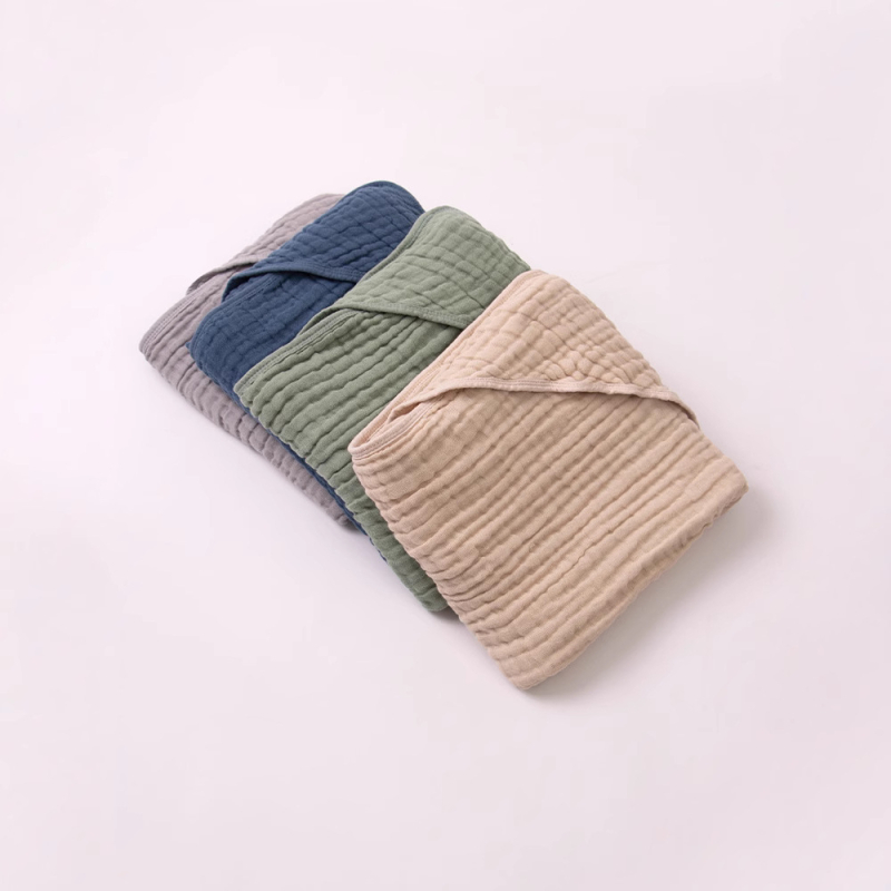 Kevad- ja suvine puhas puuvillane piiriülene vastsündinute tekk Amazonist kuuekihiline puhas puuvillane õhuke väliskaubanduse beebitekk