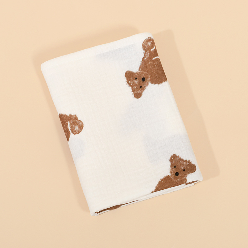 Naujagimio įvynioklis, viensluoksnis ir dvisluoksnis grynos medvilnės marlės kūdikio įvynioklis, plonas naujagimio įvynioklis, vasarinis, pagamintas iš grynos medvilnės marlės.