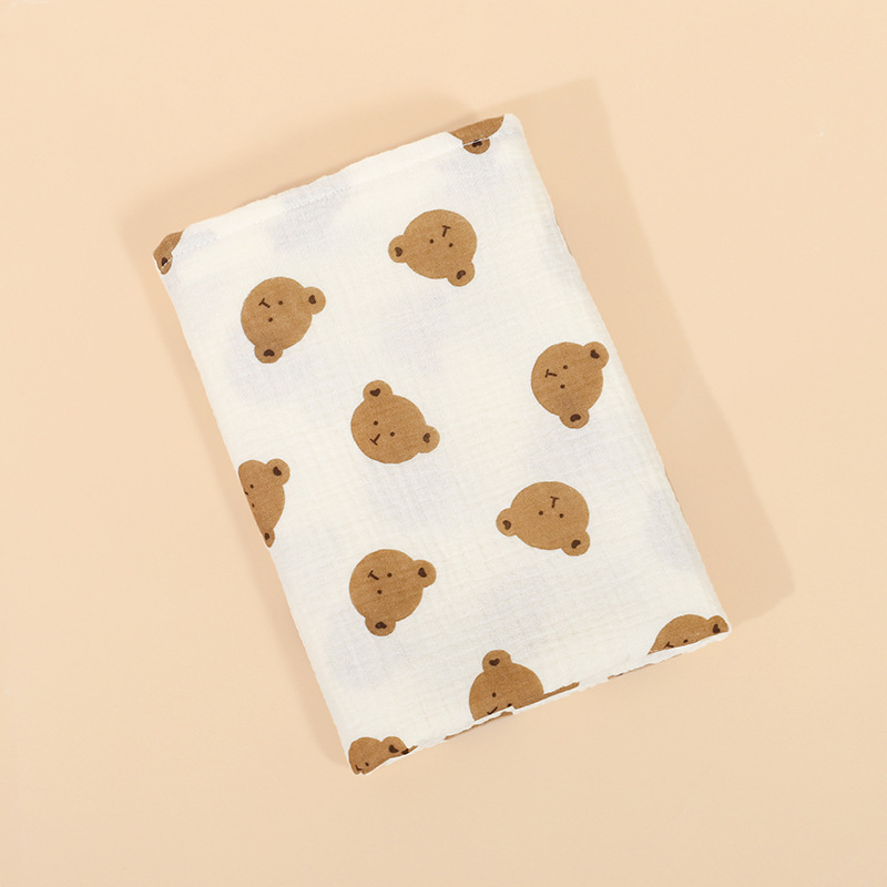 Naujagimio įvynioklis, viensluoksnis ir dvisluoksnis grynos medvilnės marlės kūdikio įvynioklis, plonas naujagimio įvynioklis, vasarinis, pagamintas iš grynos medvilnės marlės.