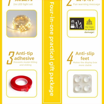 Τυφλό κουτί αποθήκευσης Bubble Mate Ακρυλικό κουτί εμφάνισης Φωτεινό χειροποίητο κουτί Διαφανές μοντέρνο κουτί εμφάνισης παιχνιδιού Ράφι αποθήκευσης