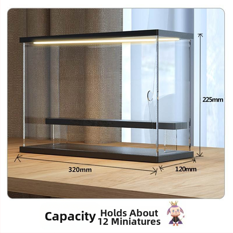 Stalak za slijepe kutije Bubble Mate akrilna kutija za izlaganje Svjetlo Ručno izrađena kutija Prozirna Moderna kutija za izlaganje Igra