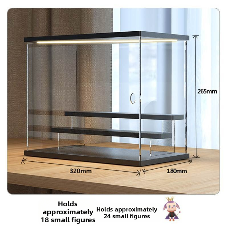 Stalak za slijepe kutije Bubble Mate akrilna kutija za izlaganje Svjetlo Ručno izrađena kutija Prozirna Moderna kutija za izlaganje Igra