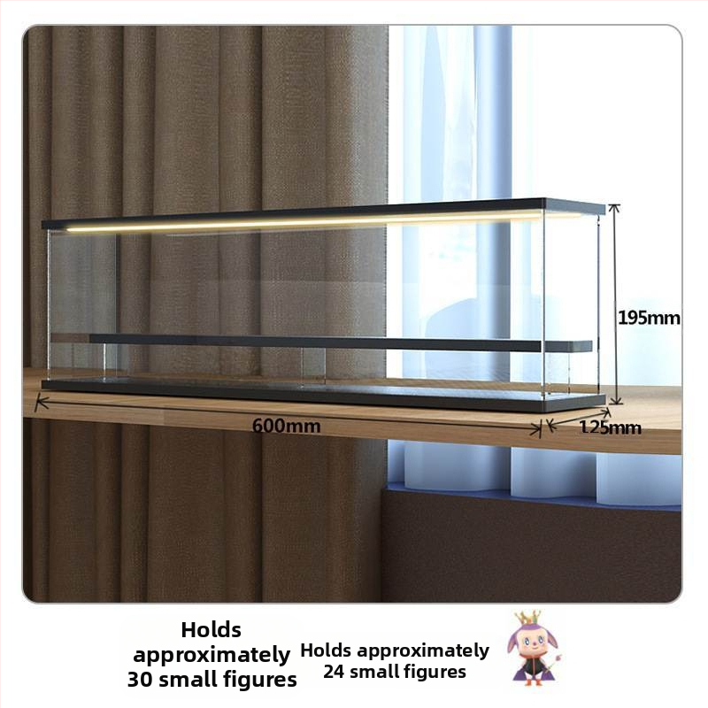 Stalak za slijepe kutije Bubble Mate akrilna kutija za izlaganje Svjetlo Ručno izrađena kutija Prozirna Moderna kutija za izlaganje Igra