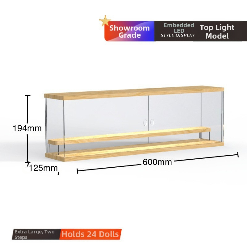 Stalak za slijepe kutije Bubble Mate akrilna kutija za izlaganje Svjetlo Ručno izrađena kutija Prozirna Moderna kutija za izlaganje Igra