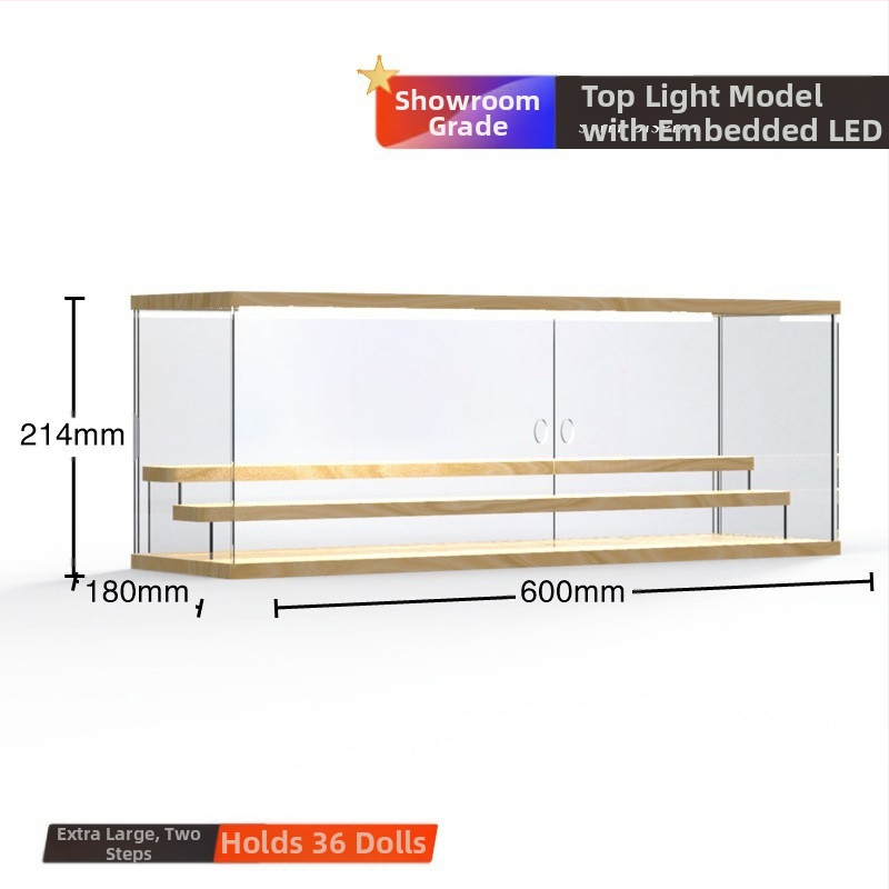 Stalak za slijepe kutije Bubble Mate akrilna kutija za izlaganje Svjetlo Ručno izrađena kutija Prozirna Moderna kutija za izlaganje Igra