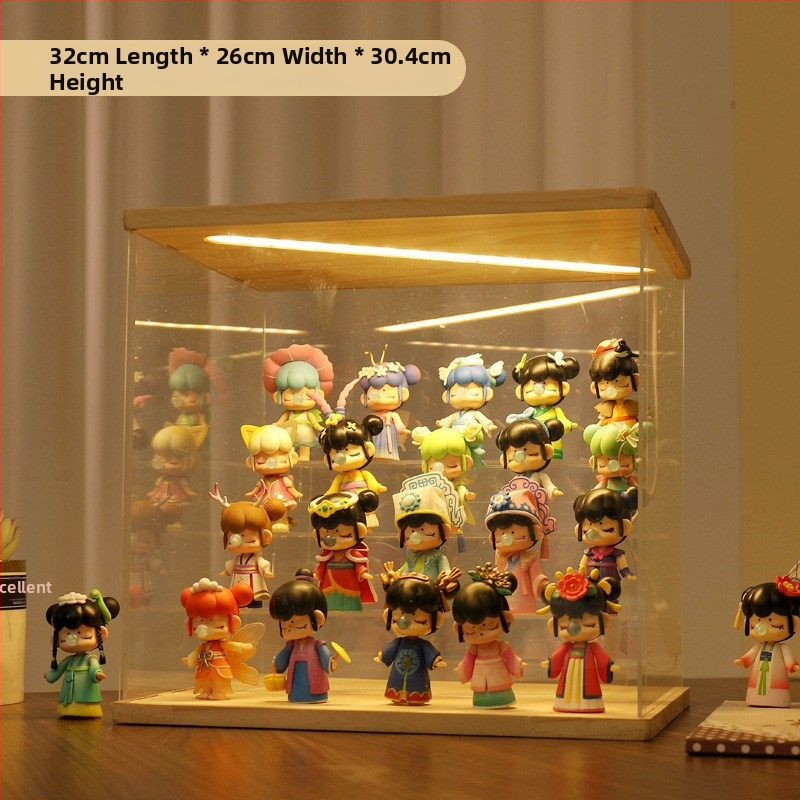 Stalak za slijepe kutije Bubble Mate akrilna kutija za izlaganje Svjetlo Ručno izrađena kutija Prozirna Moderna kutija za izlaganje Igra