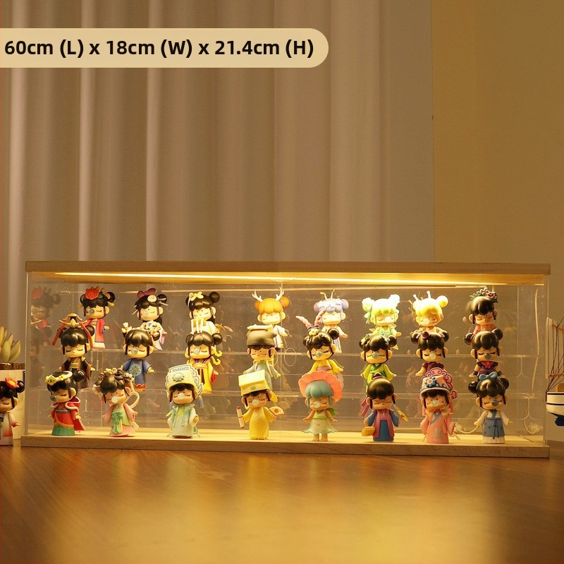 Stalak za slijepe kutije Bubble Mate akrilna kutija za izlaganje Svjetlo Ručno izrađena kutija Prozirna Moderna kutija za izlaganje Igra