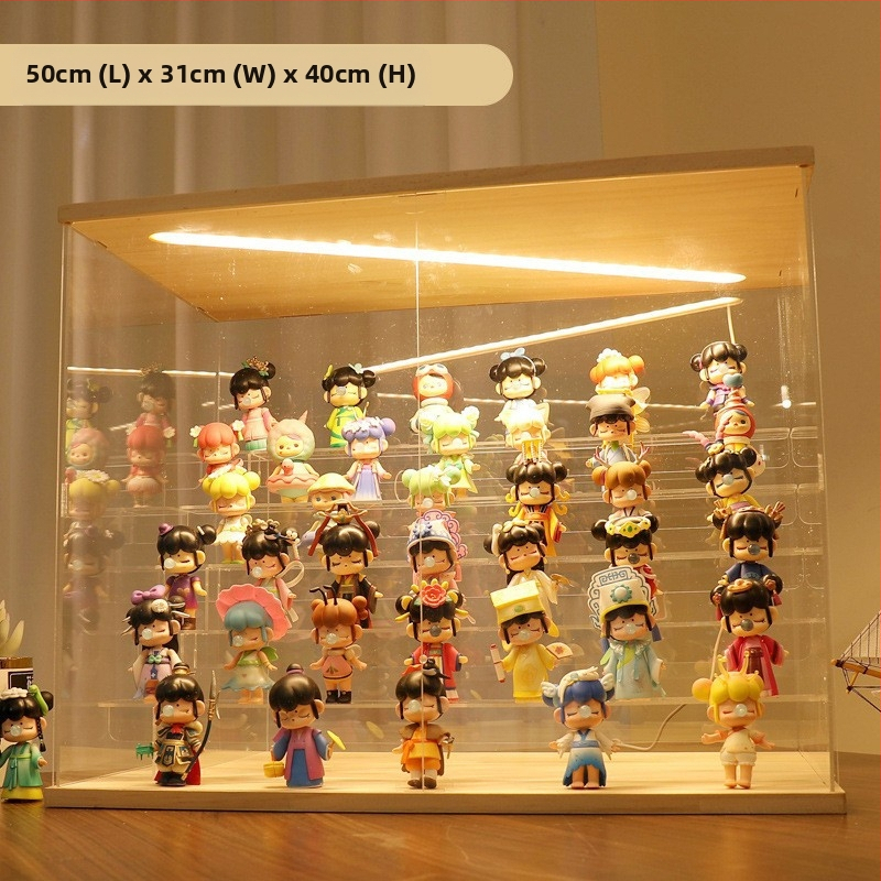 Stalak za slijepe kutije Bubble Mate akrilna kutija za izlaganje Svjetlo Ručno izrađena kutija Prozirna Moderna kutija za izlaganje Igra