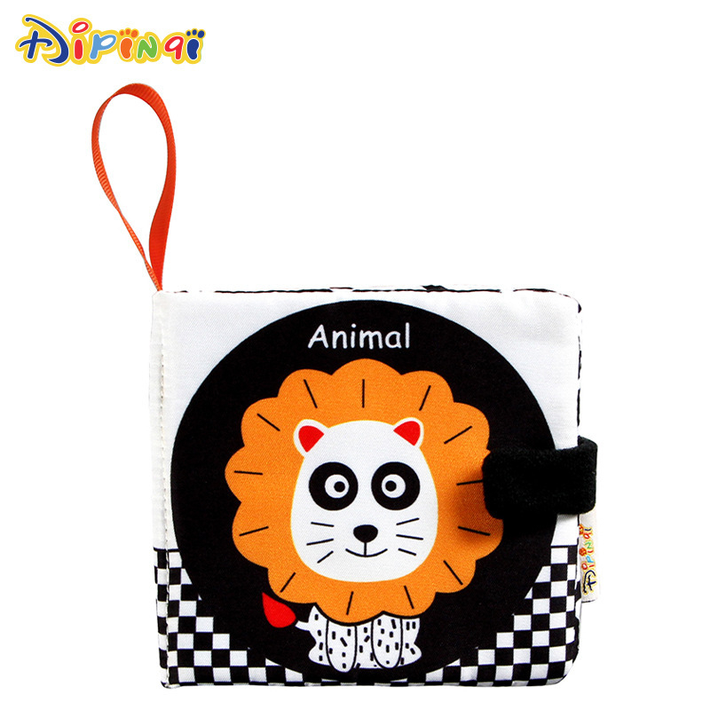 Naujas kūdikio medžiaginis sąsiuvinis, juodai baltas, skaitmeninis, pažintinis, barškantis popierius, vaikų ankstyvojo ugdymo knyga, atspari ašaroms, medžiaginis sąsiuvinis kūdikiams, žaislai