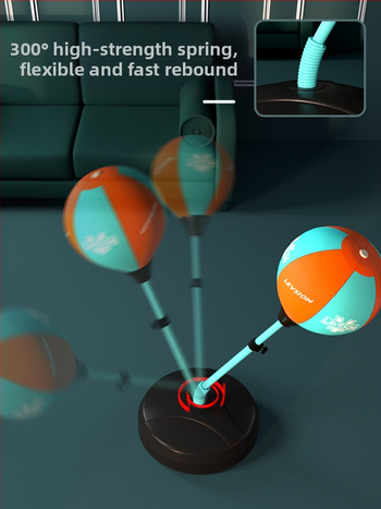 Laste poksireaktsioonimärklaud Pöörlev vertikaalne kiiruspall Poksimärklaud Liivakott Liivakott Laste treeningvarustus Kodu