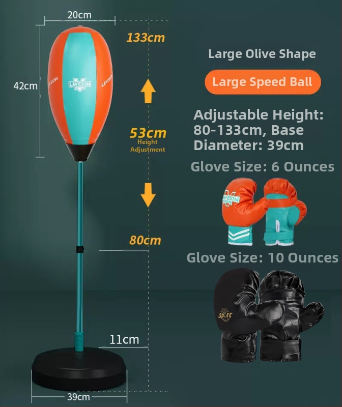 Laste poksireaktsioonimärklaud Pöörlev vertikaalne kiiruspall Poksimärklaud Liivakott Liivakott Laste treeningvarustus Kodu