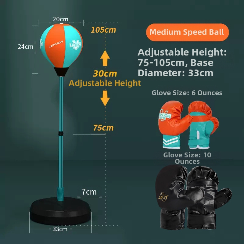 Laste poksireaktsioonimärklaud Pöörlev vertikaalne kiiruspall Poksimärklaud Liivakott Liivakott Laste treeningvarustus Kodu