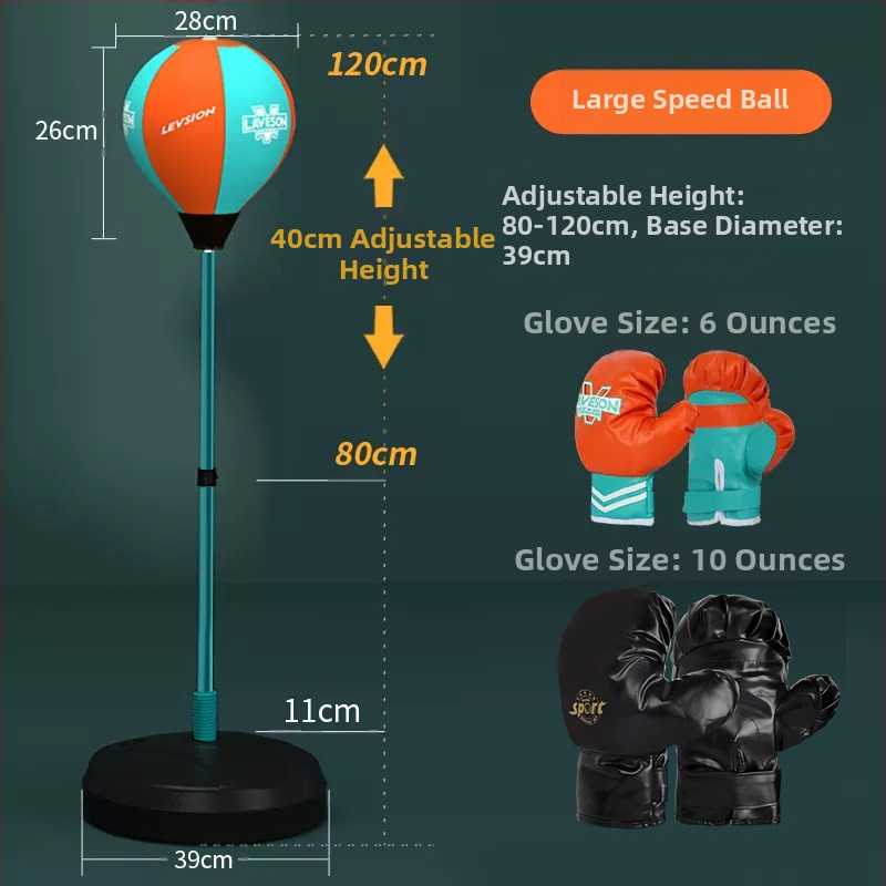 Laste poksireaktsioonimärklaud Pöörlev vertikaalne kiiruspall Poksimärklaud Liivakott Liivakott Laste treeningvarustus Kodu