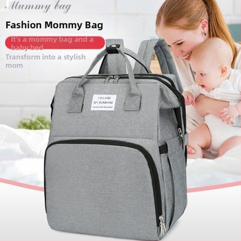 Сгъваема раница за бебешко легло за външно ползване, чанта за майка и бебе, преносима изолирана чанта за съхранение на мляко