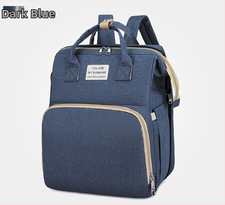 Сгъваема раница за бебешко легло за външно ползване, чанта за майка и бебе, преносима изолирана чанта за съхранение на мляко