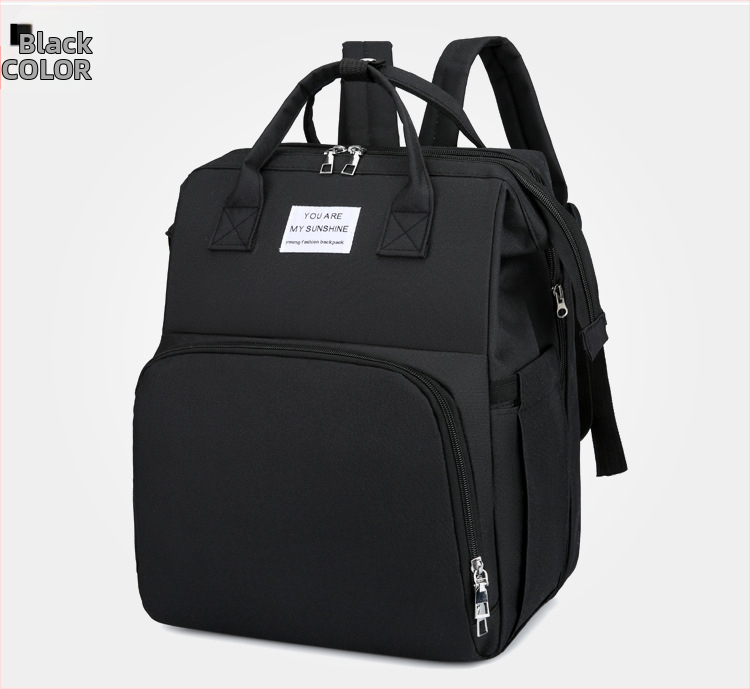 Сгъваема раница за бебешко легло за външно ползване, чанта за майка и бебе, преносима изолирана чанта за съхранение на мляко