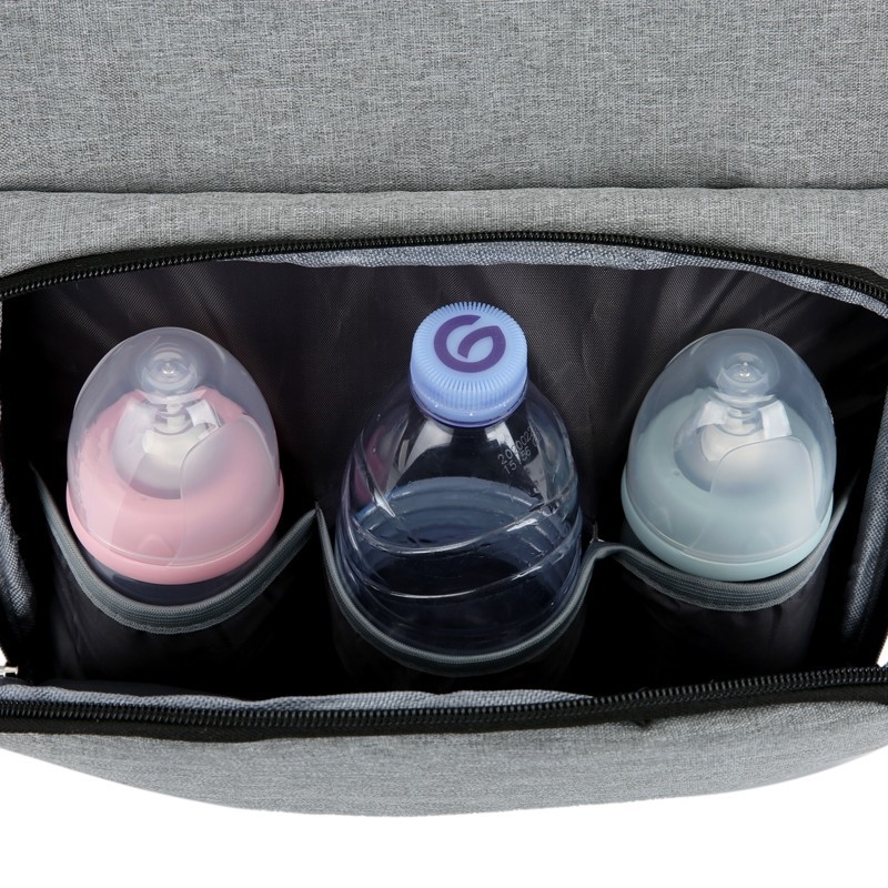 Сгъваема раница за бебешко легло за външно ползване, чанта за майка и бебе, преносима изолирана чанта за съхранение на мляко