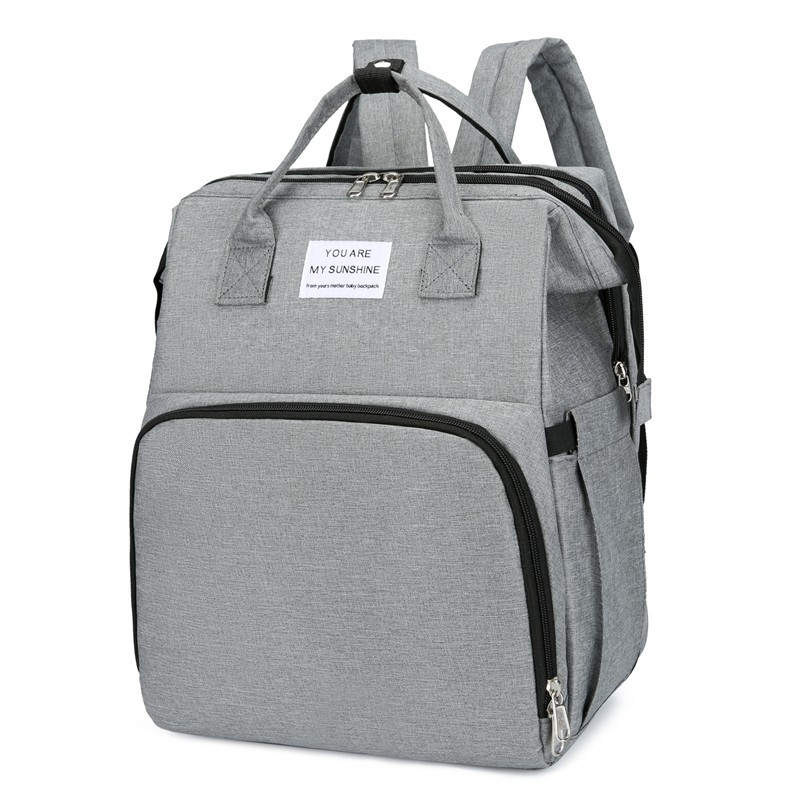 Сгъваема раница за бебешко легло за външно ползване, чанта за майка и бебе, преносима изолирана чанта за съхранение на мляко