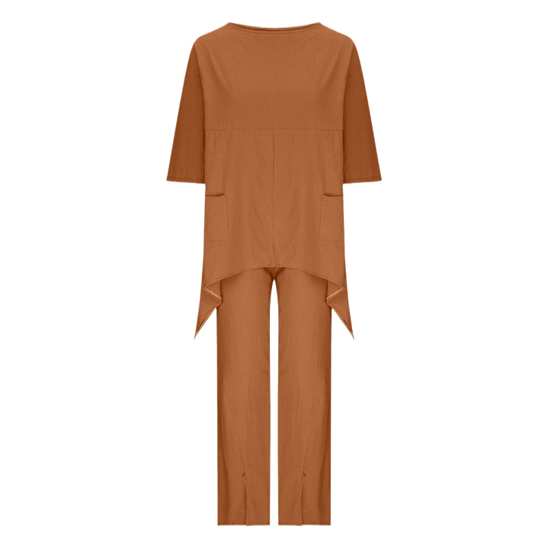 AliExpressi kunstiline retro kevad- ja sügisene uus vabaaja ülikond kaheosaline lahtine salendav Euroopa ja Ameerika moe naisterõivad