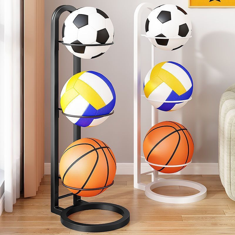 Krepšinio stovas, paprastas vidaus futbolo, tinklinio, kamuolių padėjimo stovas, vaikų kamuolių stovas be smūgių