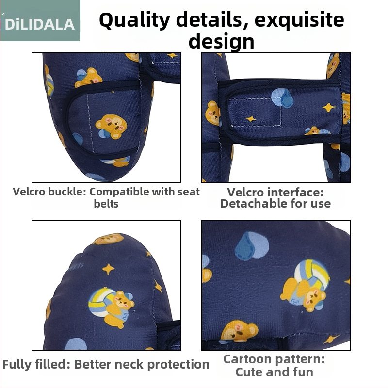 Automašīnas bērnu spilvens kakla spilvens aizmugurējā sēdekļa spilvens tālsatiksmes pašbraucoša nepieciešama automašīnas guļammaisa automašīna