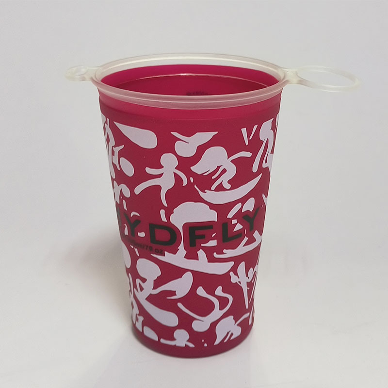 Sporturi în aer liber ecologice portabile Tpu pliabile cupă de apă moale cupă de apă rulantă cupă maraton competiție specială cu apă circulantă cupă