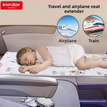 Ūdensizturīgs bērnu lidmašīnas ceļojuma sēdekļa pagarinātājs, pagarinājuma paliktnis, multfilmas bērnu lidmašīnas ceļojuma šūpuļtīkls, ceļojumu gulta