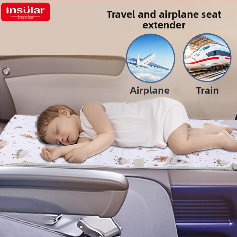 Водоустойчива детска седалка за пътуване в самолет, удължителна подложка, анимационен детски хамак за пътуване в самолет