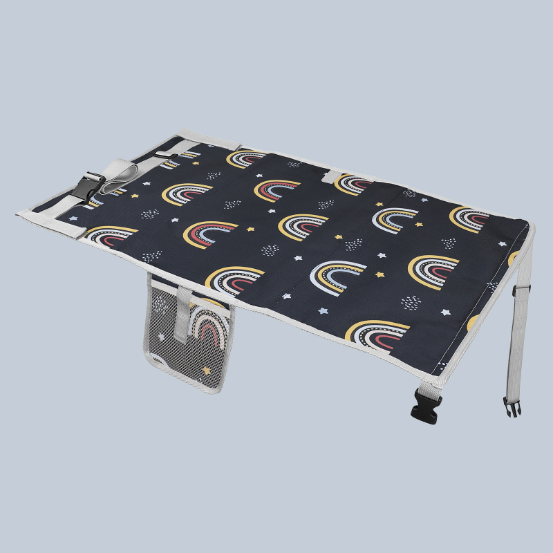 Ūdensizturīgs bērnu lidmašīnas ceļojuma sēdekļa pagarinātājs, pagarinājuma paliktnis, multfilmas bērnu lidmašīnas ceļojuma šūpuļtīkls, ceļojumu gulta