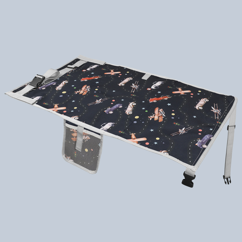 Ūdensizturīgs bērnu lidmašīnas ceļojuma sēdekļa pagarinātājs, pagarinājuma paliktnis, multfilmas bērnu lidmašīnas ceļojuma šūpuļtīkls, ceļojumu gulta