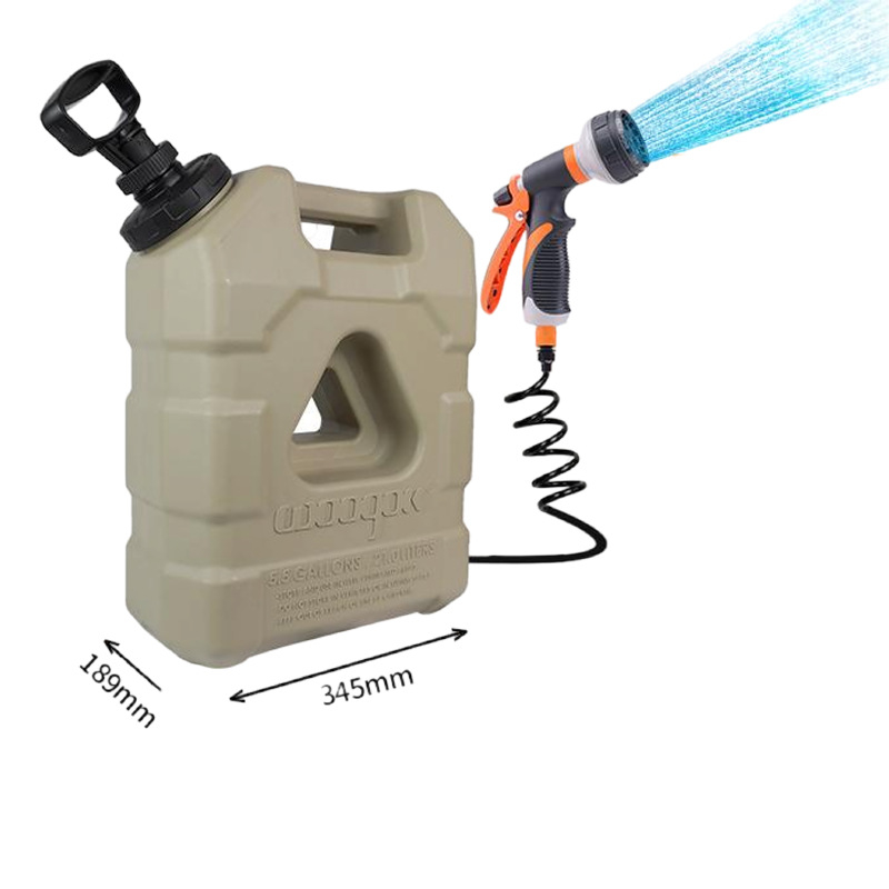 Õhupump 21-liitrine matkaämber mugav veepaak suure mahutavusega 5,5-gallonine ämber dušiga