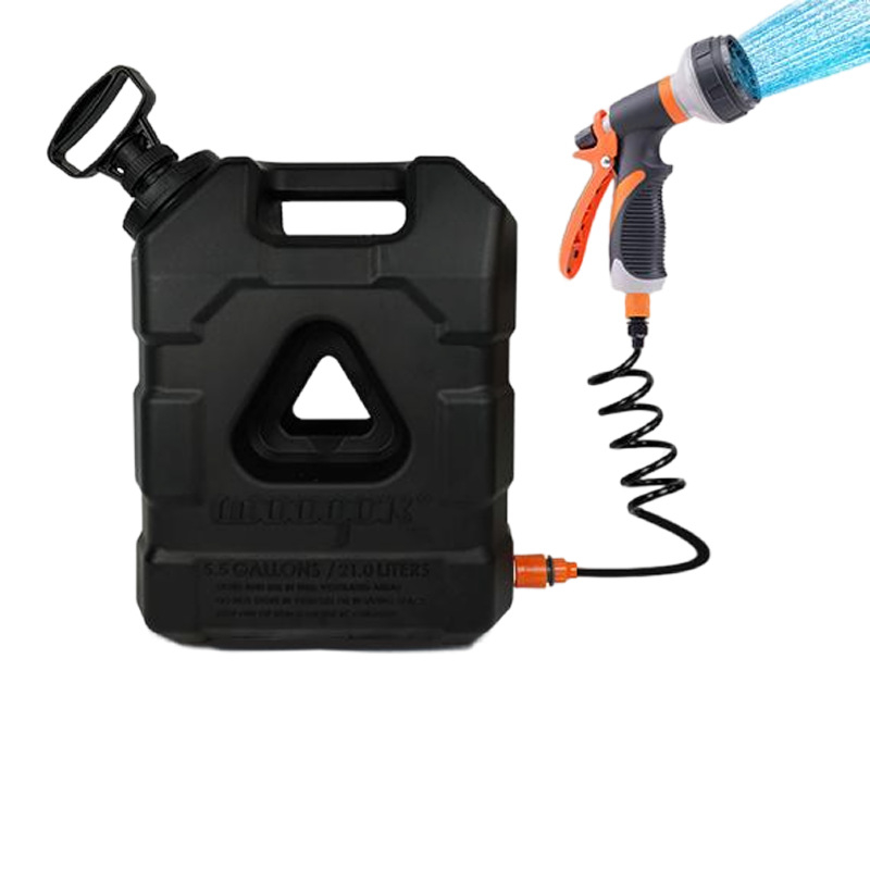 Õhupump 21-liitrine matkaämber mugav veepaak suure mahutavusega 5,5-gallonine ämber dušiga