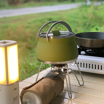 Ameerika stiilis välistingimustes kasutatav silikoonist kokkupandav veekeetja, kaasaskantav metsik telkimine, lahtise tulega kohvi- ja teekeetja, kaasaskantav pott