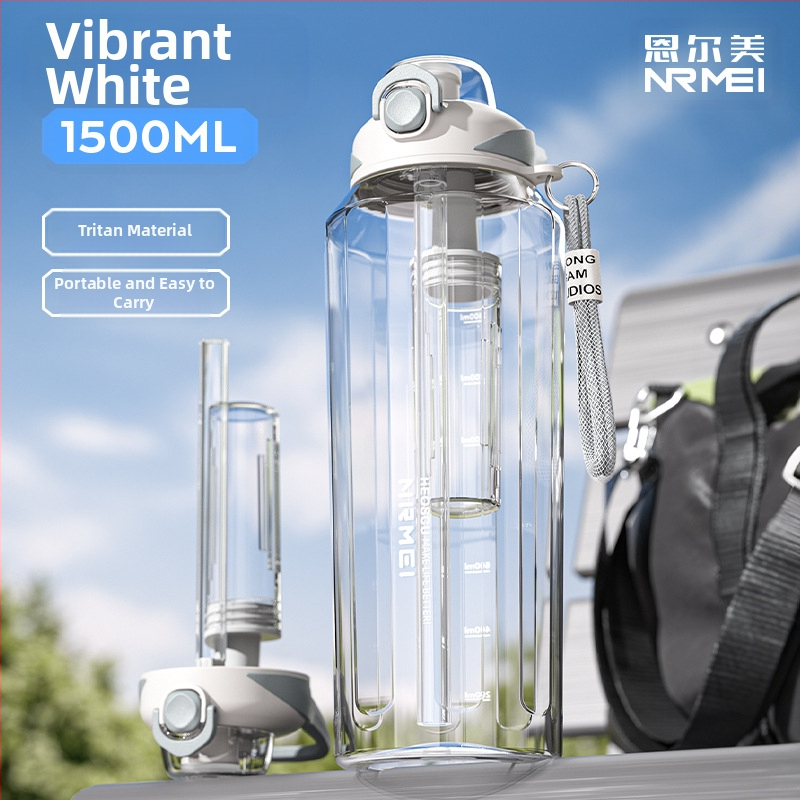 Tritanist suure mahutavusega kõrge temperatuurikindlast plastist veekruus Sport tee eralduskruus hulgimüük naiste suvine Ton Cup